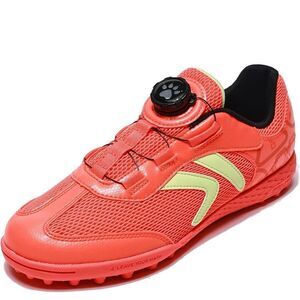 Kids size 12 neon pink and green Athletic Shoes ( soccer)